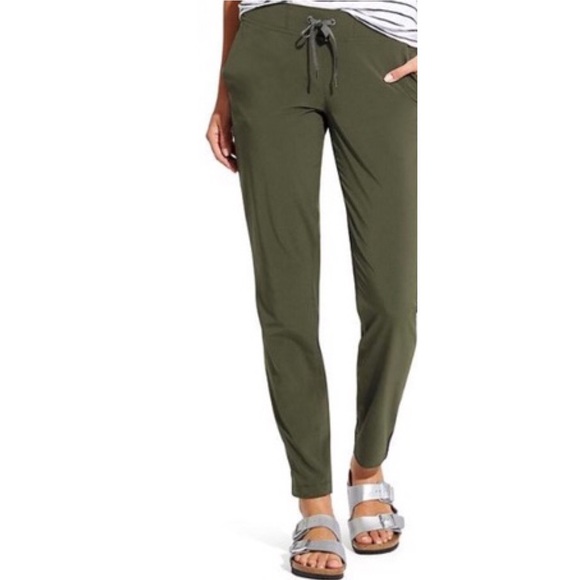 Athleta Pants - Athleta Midtown Ankle Pant 8 Olive Green